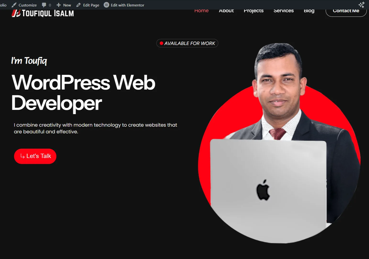 Toufiqul ISalm Toufiq | Portfolio | WordPress expert